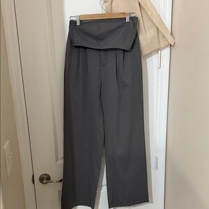 Elegant Gray Women's Pants
